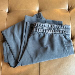 Lululemon softstreme straight full length sweatpants dark gray